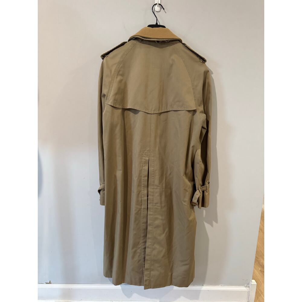 Vintage Burberrys Trench Coat Nova Check Detachable Wool Collar 80s 90s - Read - Picture 4 of 8